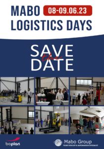 SAVE THE DATE Mabo Logistics Days intralogistiek evenement