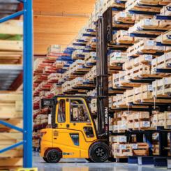 Hyundai 25BE-X heftruck duurzaam pallet handelen
